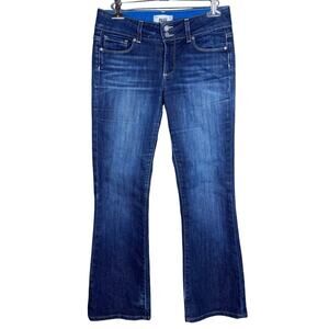 PAIGE Womens Sz 27 Jeans Hidden Hills Mid-Rise Bootcut Super McKinley Dark Denim